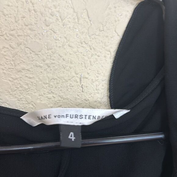 Diane Von Furstenberg Black Midi Dress - Picture 6 of 6